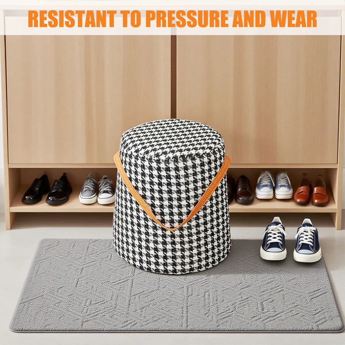Home Portable Step Stool Shoe Changing Stool for Home Bedroom Lightweight Sturdy