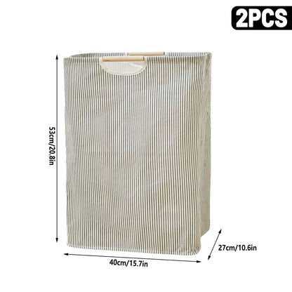 Storage Box Set 2PCS Large Capacity Clothing Storage Basket Bag for Household
