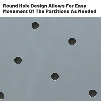 4PCS Pegboard Storage Rack Hanging Shelf Durable Space Saving