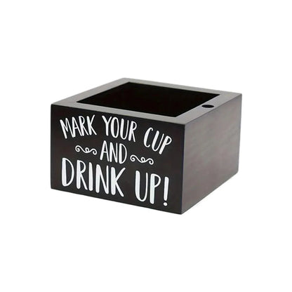 Disposable Paper Cup Storage Box Organizer Rack for Kitchen Cup Holder Storage - Square