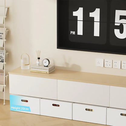 Portable Storage Box White M/L Without Lid for Home Use - M