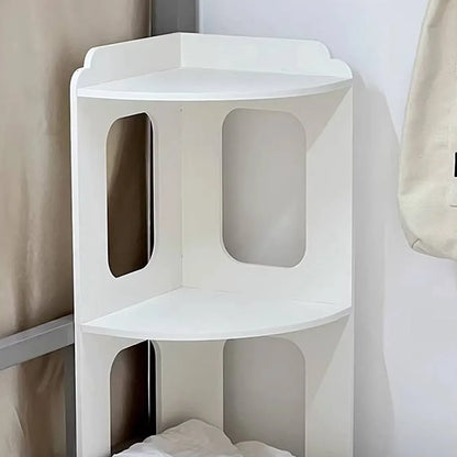 2 Tier Desktop Corner Shelf Desktop Space Saving Rack For Home Office Storage