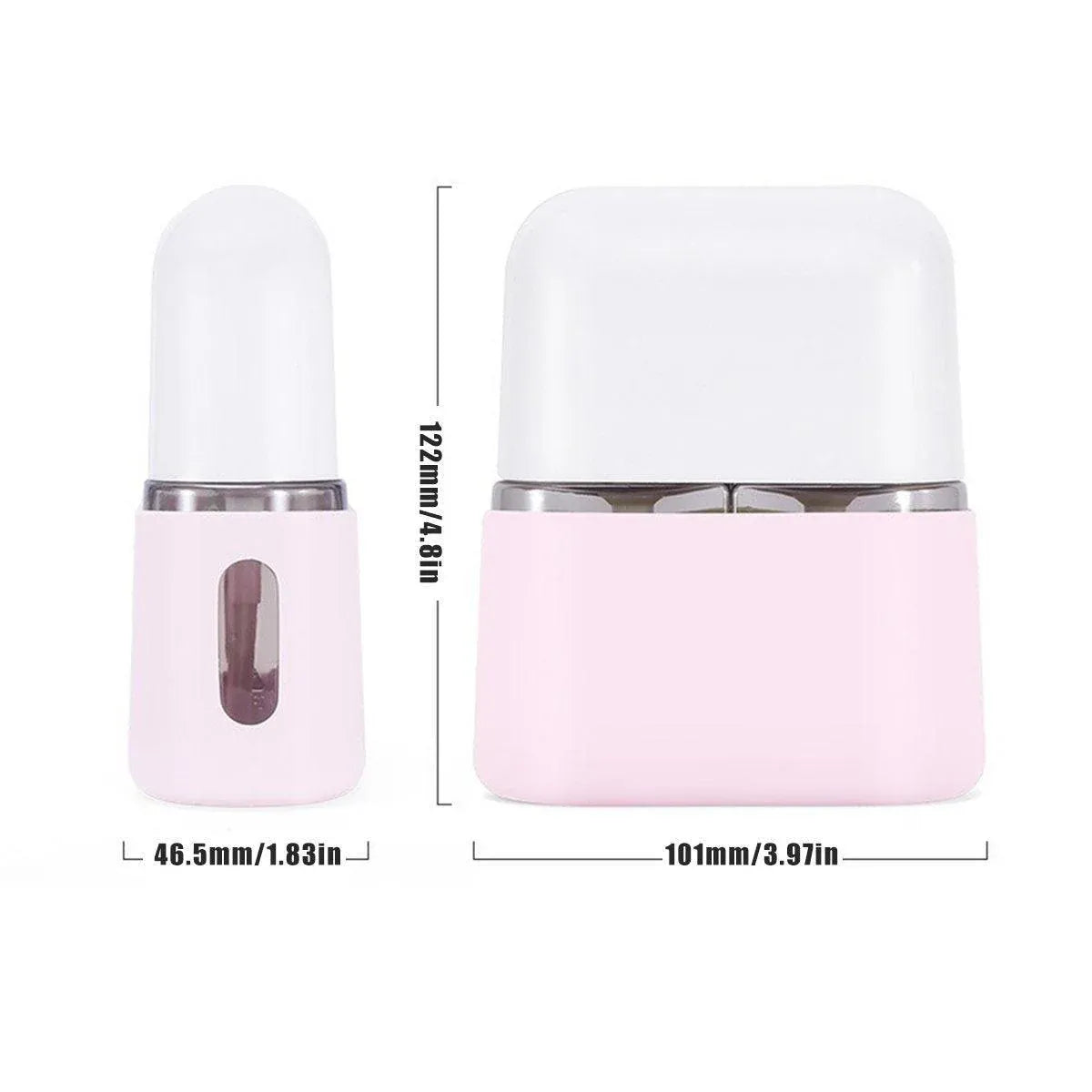 Mini Shampoo Dispenser Portable Travel Bottle SetTravel Bottles for Toiletries - Light Beige