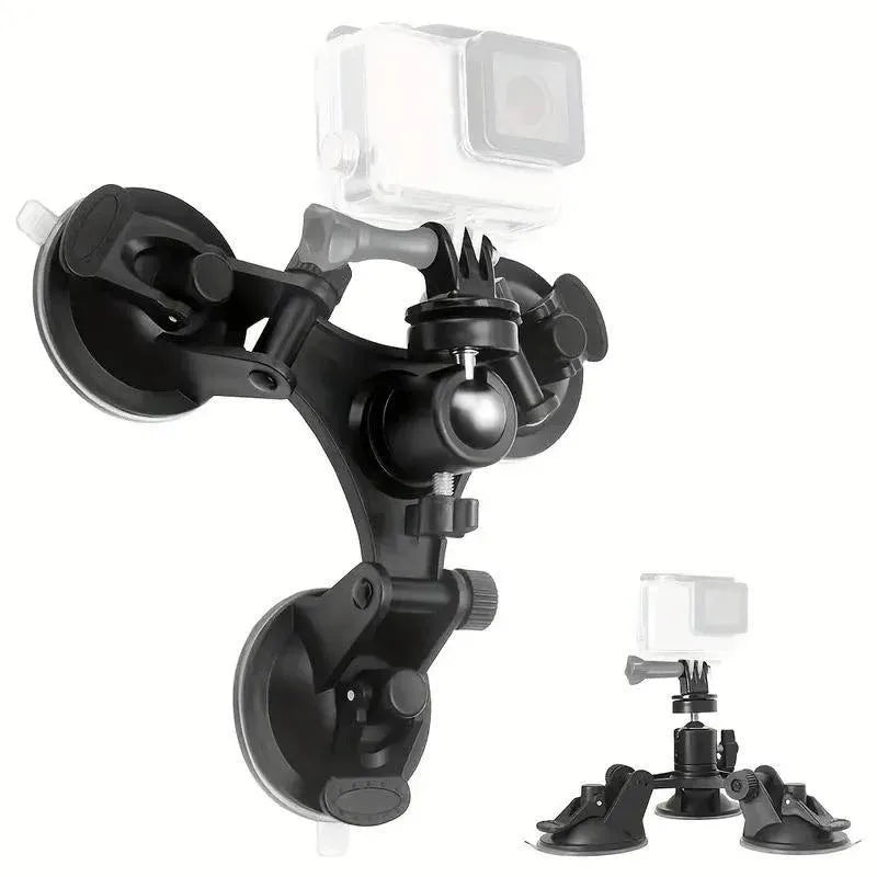 Sports Camera Accessories Three Legged Car Suction Cups Mounting Tool for Camera
