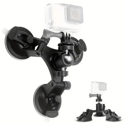 Sports Camera Accessories Three Legged Car Suction Cups Mounting Tool for Camera
