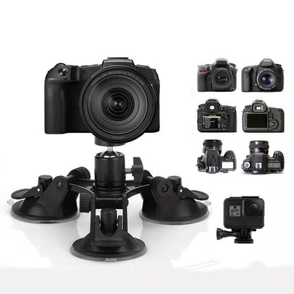 Sports Camera Accessories Three Legged Car Suction Cups Mounting Tool for Camera