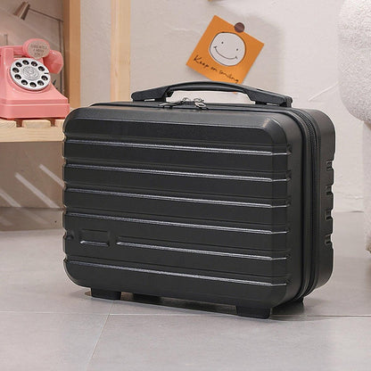 Portable 14 Inch Suitcase Mini Small Travel Storage Hand Gift Box - Black