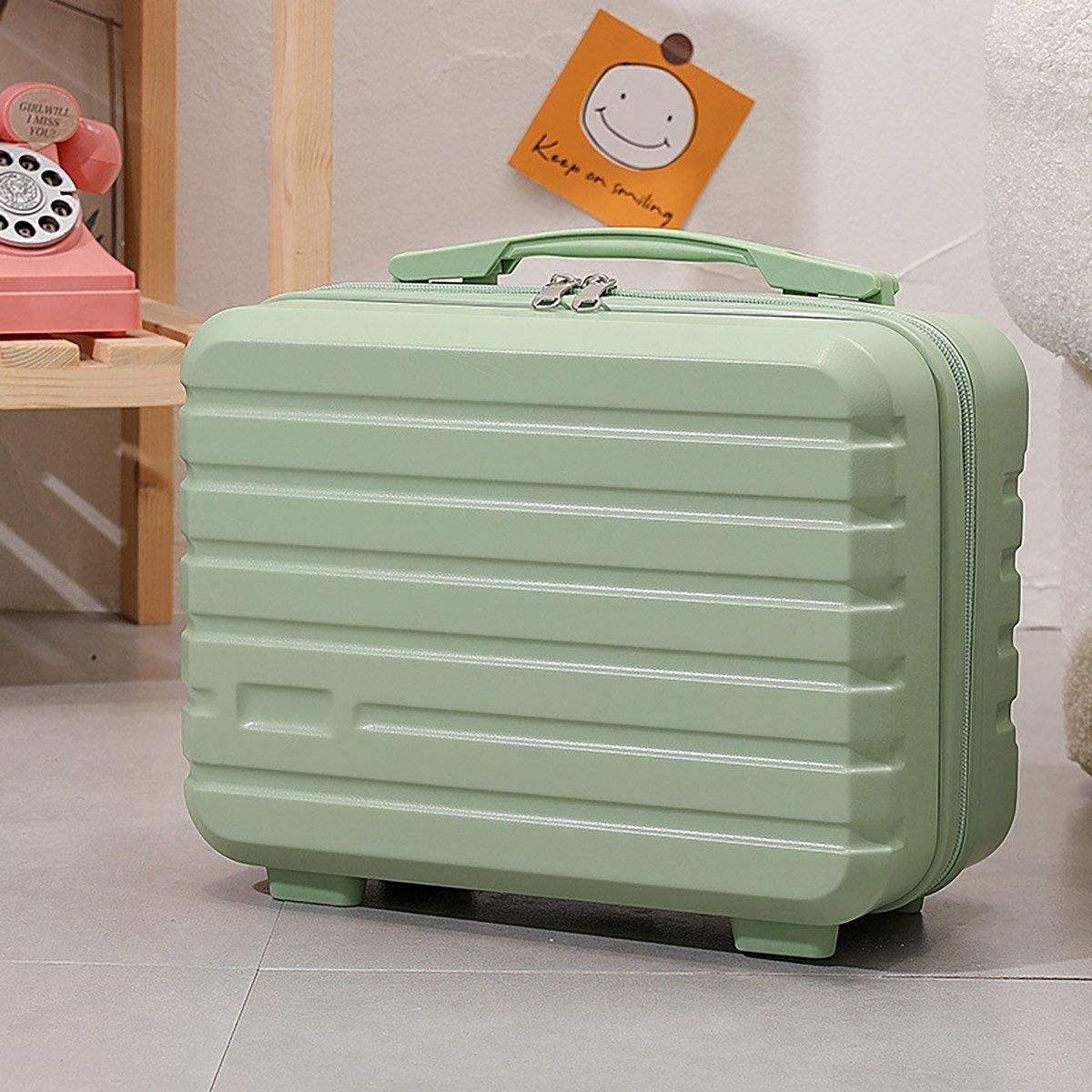 Portable 14 Inch Suitcase Mini Small Travel Storage Hand Gift Box - Black