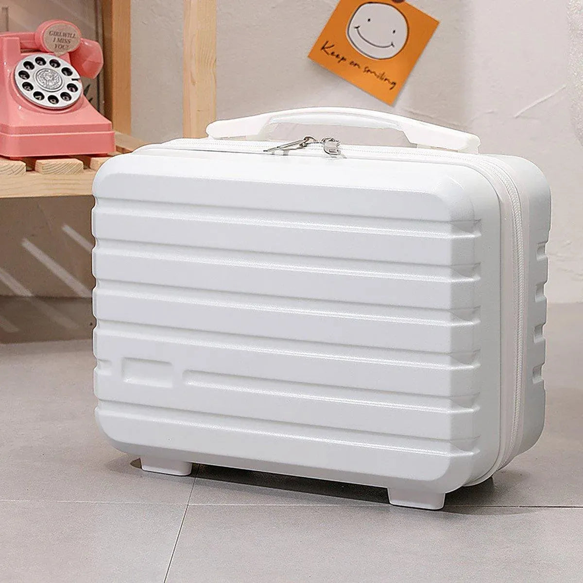 Portable 14 Inch Suitcase Mini Small Travel Storage Hand Gift Box - Black