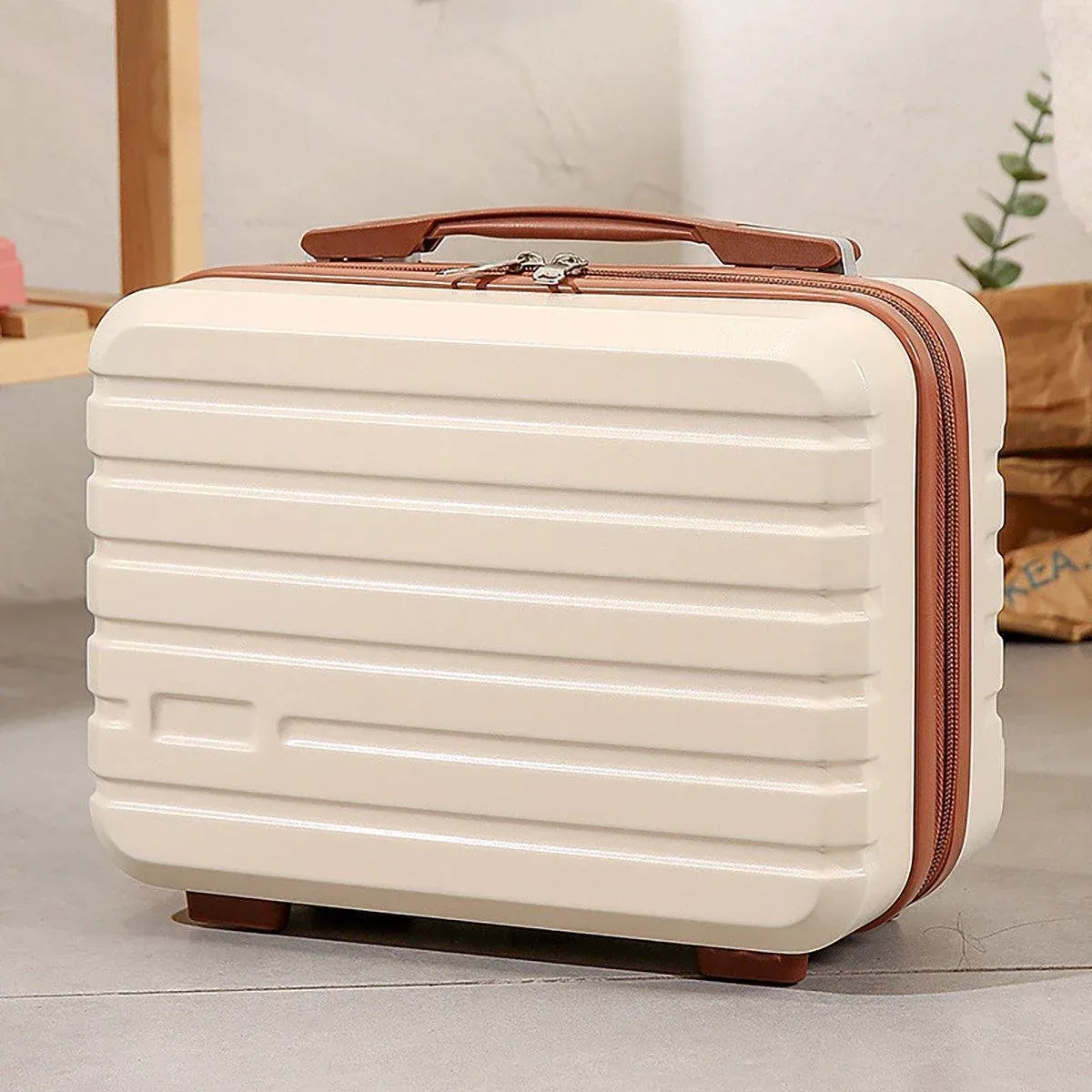 Portable 14 Inch Suitcase Mini Small Travel Storage Hand Gift Box - Black