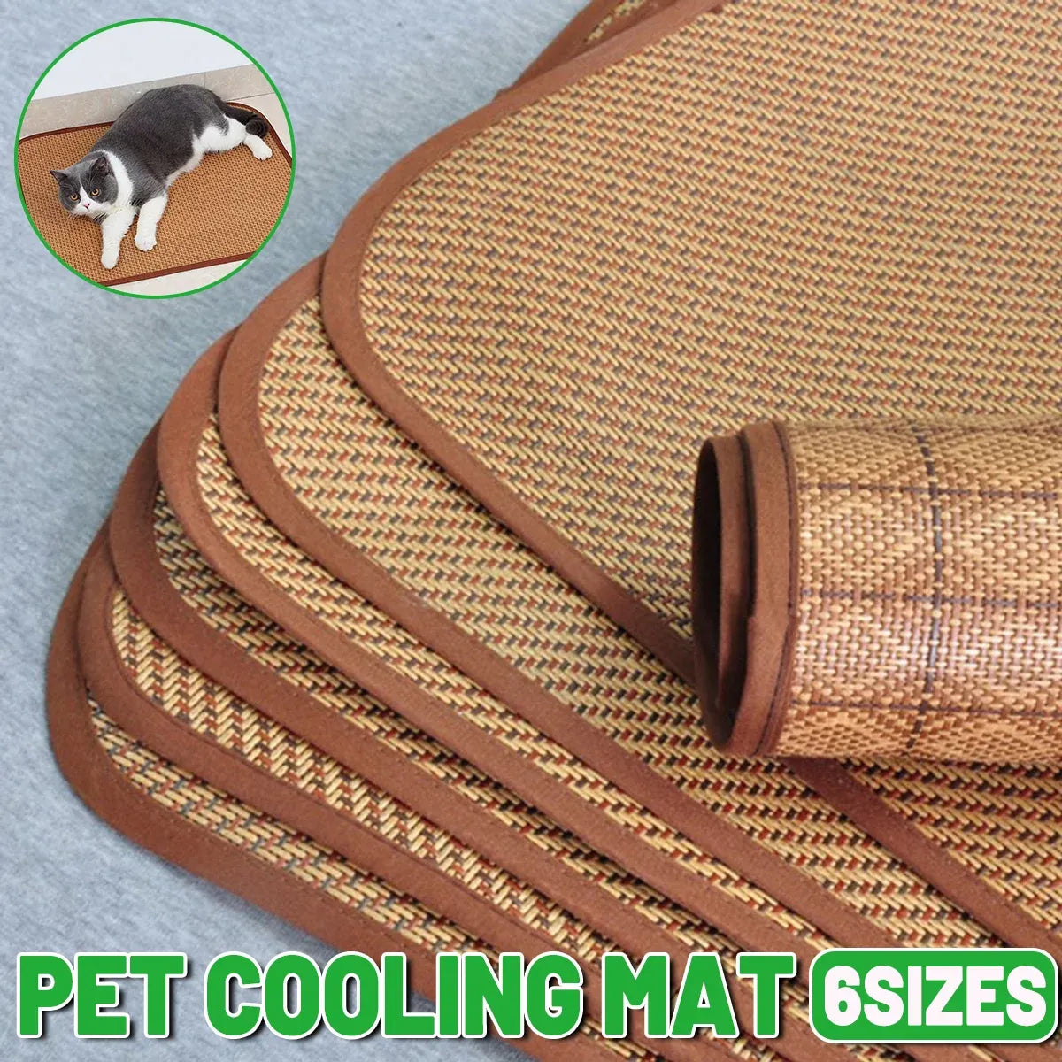 Pet Mat Kennel Cushion Dog Cat Bed Sleeping Pad Soft Washable for Crate Floor - 45x55cm