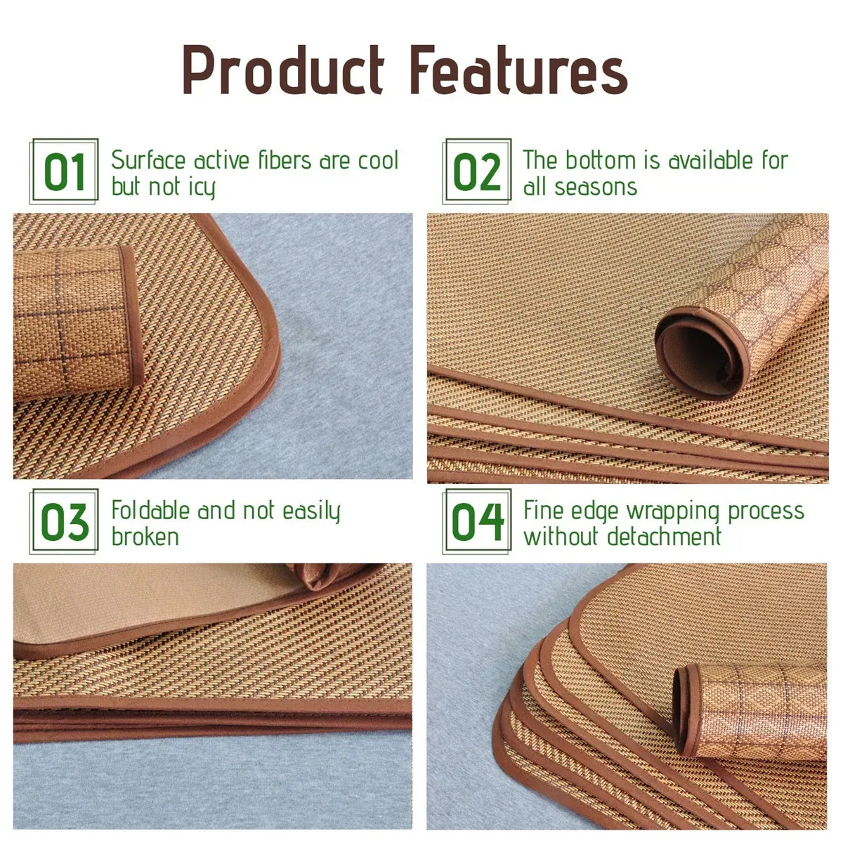 Pet Mat Kennel Cushion Dog Cat Bed Sleeping Pad Soft Washable for Crate Floor - 45x55cm
