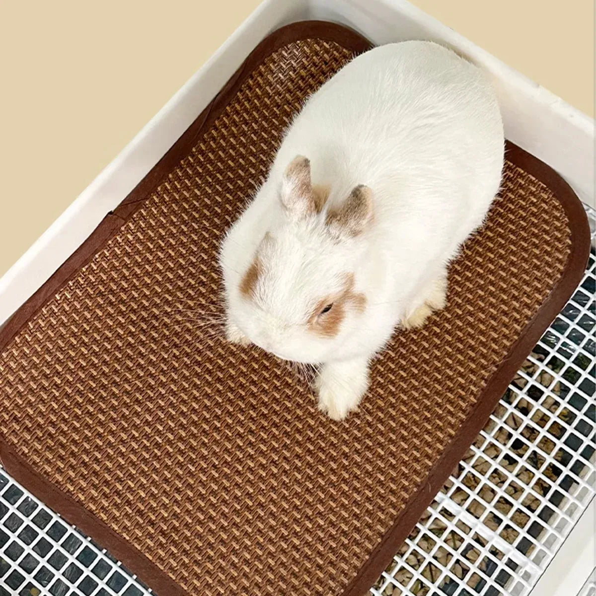 Pet Mat Kennel Cushion Dog Cat Bed Sleeping Pad Soft Washable for Crate Floor - 45x55cm