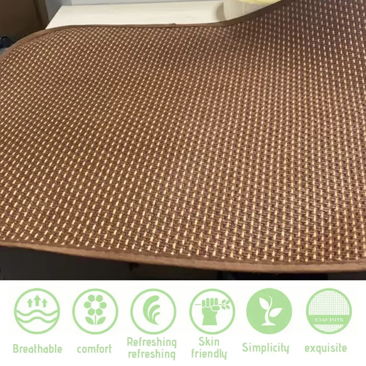 Pet Mat Kennel Cushion Dog Cat Bed Sleeping Pad Soft Washable for Crate Floor - 45x55cm