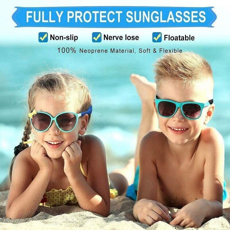 Sunglasses Strap Sports Band Glasses Neck Cord Neoprene Eyewear - Black