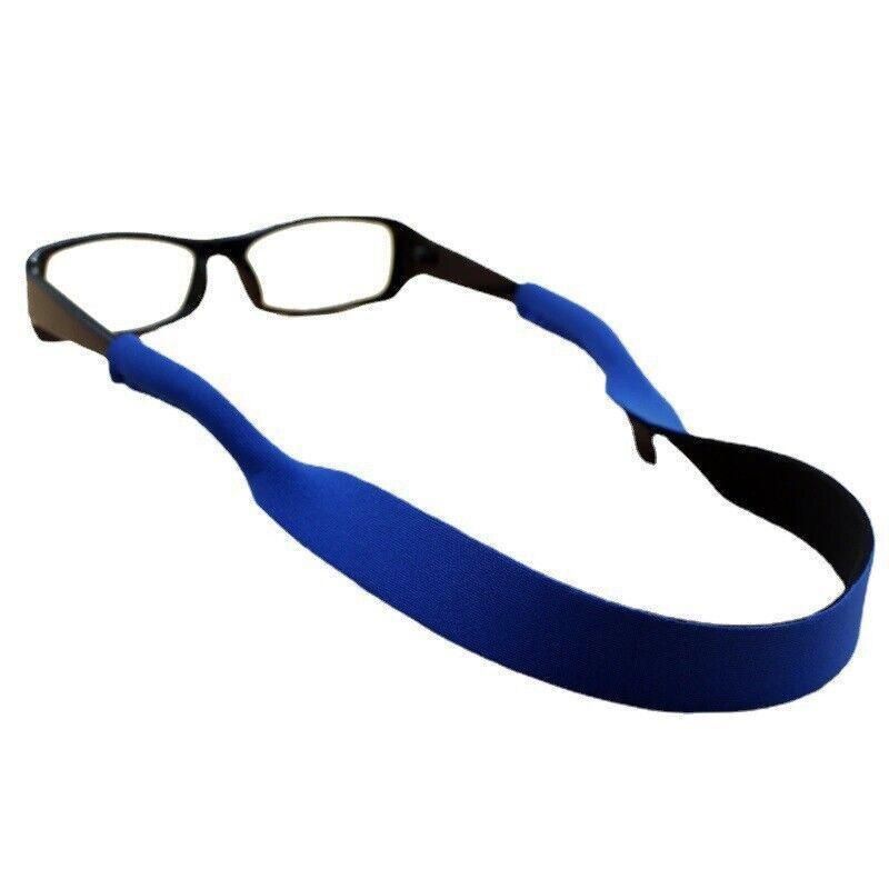 Sunglasses Strap Sports Band Glasses Neck Cord Neoprene Eyewear - Black