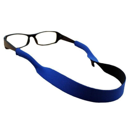 Sunglasses Strap Sports Band Glasses Neck Cord Neoprene Eyewear - Black