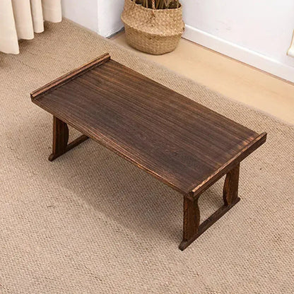 Wooden Foldable Chinese Style Tea Table Home Living Room Space Saving Durable