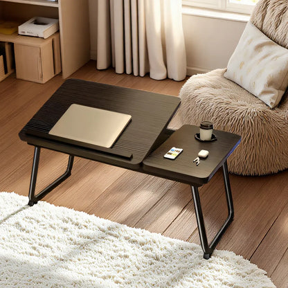 Bedside Table with Adjustable Height Folding Desktop Sturdy Space Saving Durable