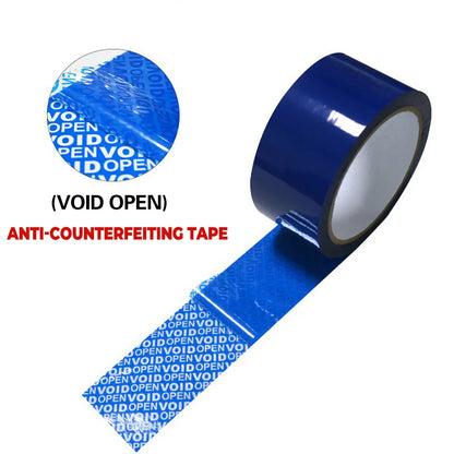 Blue VOID Tamper Evident Sealing Tape for Cartons Documents and Parcels - 5cm