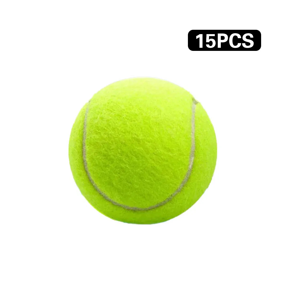 15Pcs High Elasticity Durable Training Tennis Balls Pressureless All Court Balls