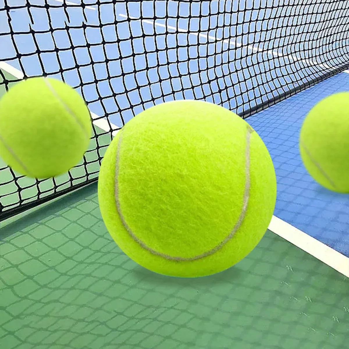 15Pcs High Elasticity Durable Training Tennis Balls Pressureless All Court Balls