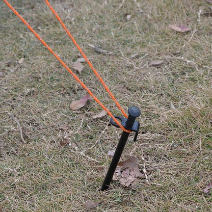 Heavy Duty Camping Tent Pegs 30cm Steel Ground Stakes Set of 10 for Outdoor Use