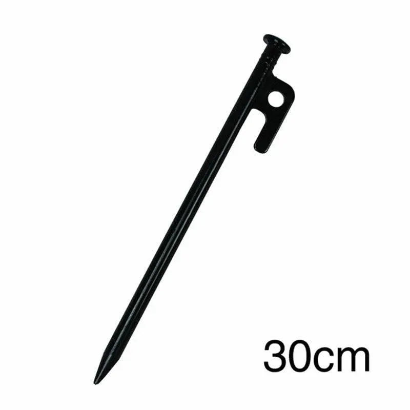Heavy Duty Camping Tent Pegs 30cm Steel Ground Stakes Set of 10 for Outdoor Use