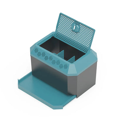 Insect Breeding Box Flip Cover Ventilated Insect Habitat Container for Home Lab