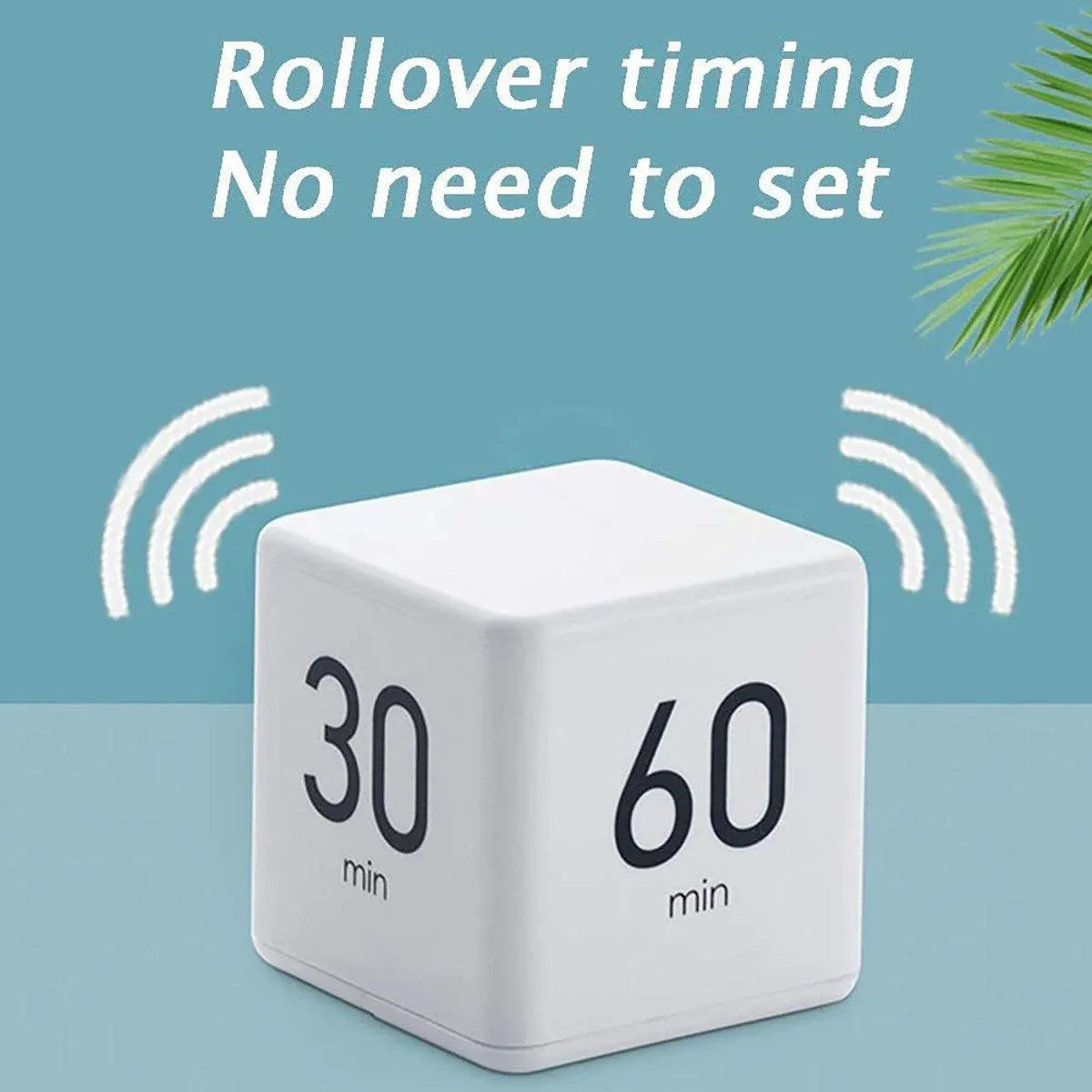 Cubic Timer for Students Time Management Study Exercise Reminder Tool Adjustable - 25-5-45-15