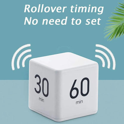 Cubic Timer for Students Time Management Study Exercise Reminder Tool Adjustable - 25-5-45-15