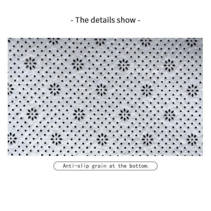 Washable Anti Slip Bathroom Mat Toilet Seat Lid Cover Pedestal Rug Bath Carpet - Set C
