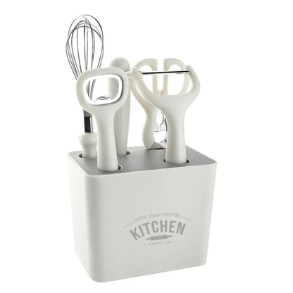 6PCS Kitchen Tool Set Stainless Steel Durable Safe for Home Kitchen Cooking