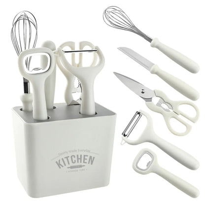 6PCS Kitchen Tool Set Stainless Steel Durable Safe for Home Kitchen Cooking