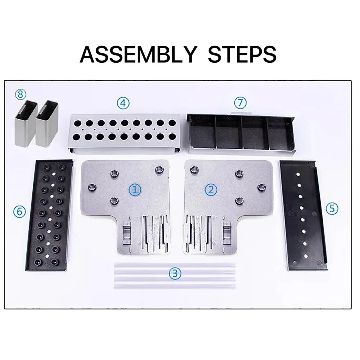 Tool Cabinet Multifunctional Desktop Organizer Screwdriver Parts Rack Case