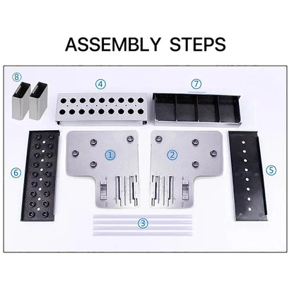 Tool Cabinet Multifunctional Desktop Organizer Screwdriver Parts Rack Case