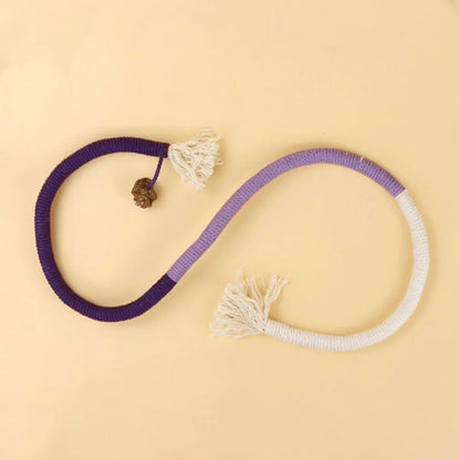 Cat Biting Rope Toy Teeth Grinding Teasing Stick Interactive Play Toy For Cats