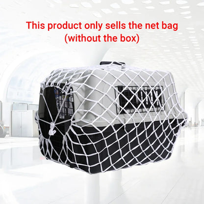 Pet Carrier Net Bag for Cat Dog Travel Mesh Cover Protective Tote Use - 60 × 39 × 39 cm