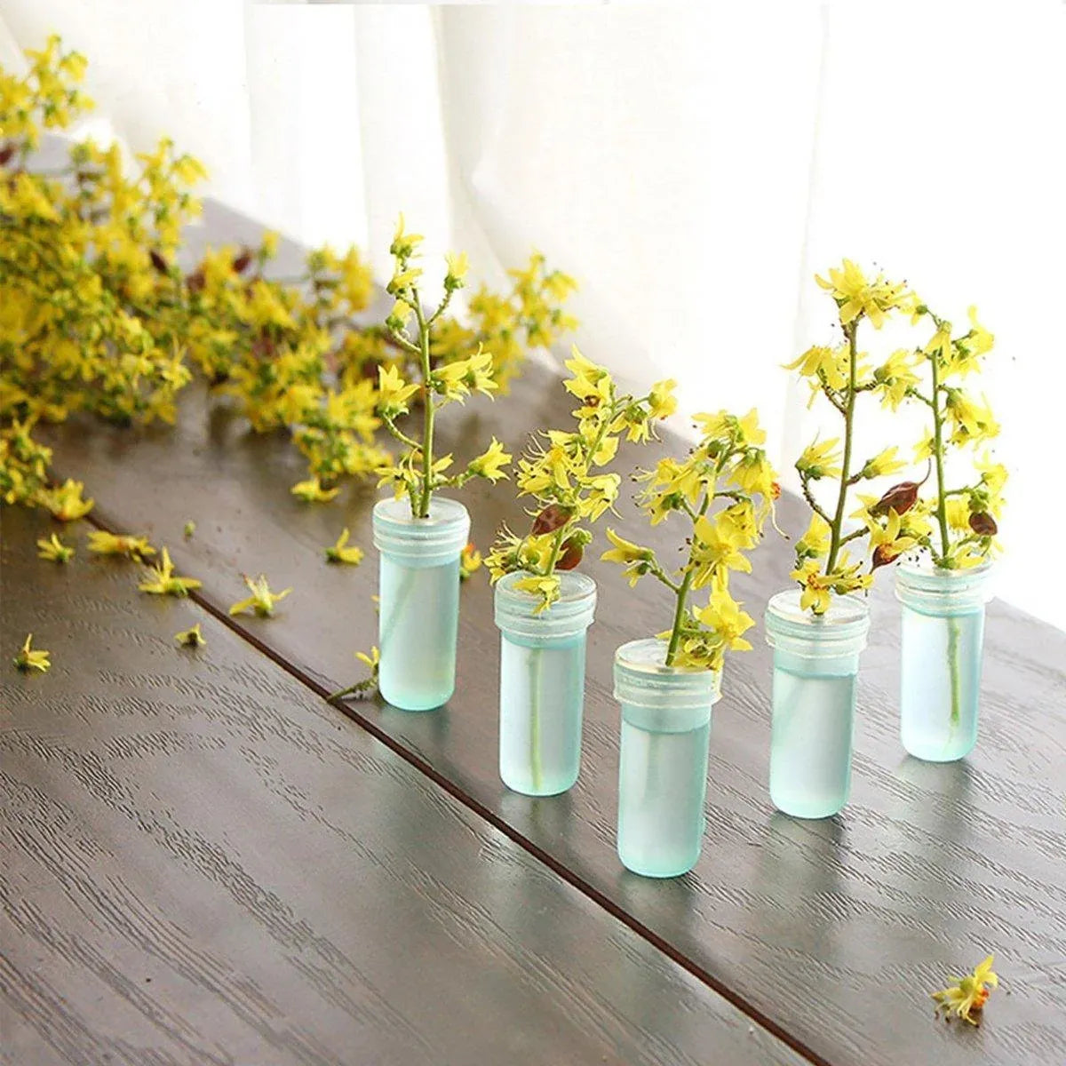 100/200PCS Flower Fresh Keeping Tube Floral Bouquet Nutrition Water Care Supply - 1.8*4cm - Transparent 200PCS