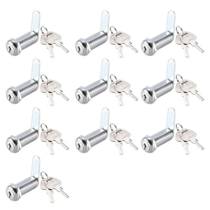 1/5/10pcs File Cabinet Drawer Milk Box Swivel Lock Small Round Security Lock - 16mm-10PCS