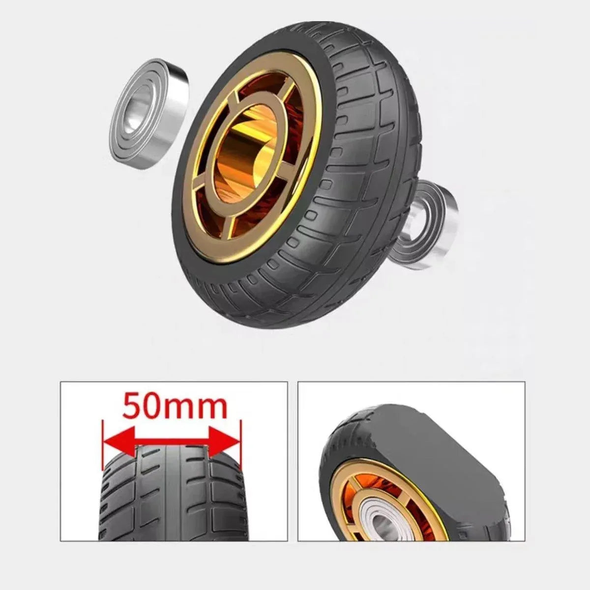 4pcs 6inch Heavy Duty Swivel Caster Wheels 150mm 1000kg Load 2 with Brakes