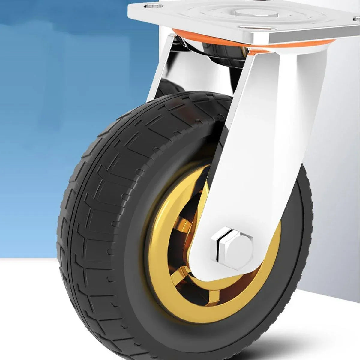 4pcs 6inch Heavy Duty Swivel Caster Wheels 150mm 1000kg Load 2 with Brakes