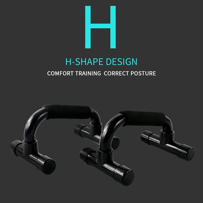 Home Sponge Foam Push Up Bars H-shaped Trainer Men Women Home Fitness Equipment