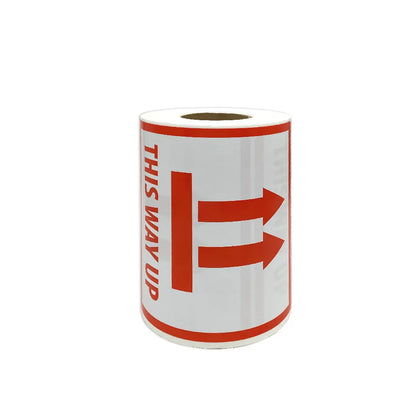 Anti-Tripping Warning Label 12x12cm Shipping Box Caution Stickers Self Adhesive