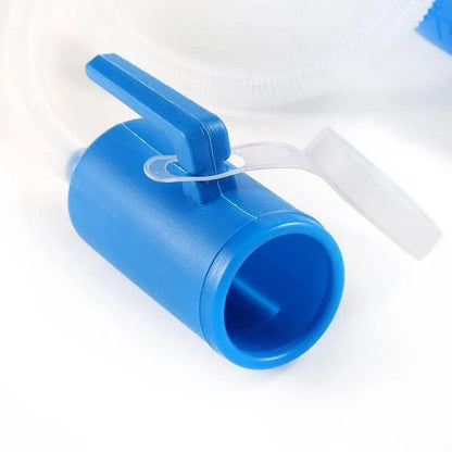 2000ml Portable Male Urinal Bottle with 1.2m Tube for Car Camping Travel Outdoor Use - Blue