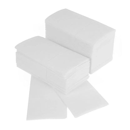 50/100PCS Disposable White Napkin Set Knife Fork Holder for Party Banquet Table - 100PCS