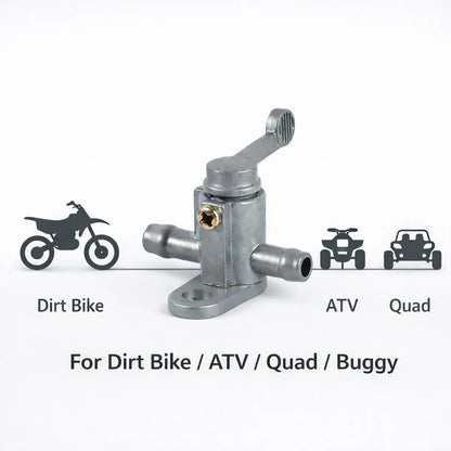 2PCS Off Road Motorcycle Dual 5/16 Fuel Valve Switch 8mm Dirt Pit Bike Accessory