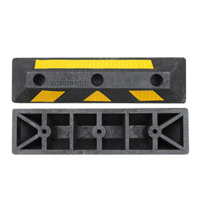 2PCS Rubber Parking Curb Wheel Stop for Driveway and Car Park