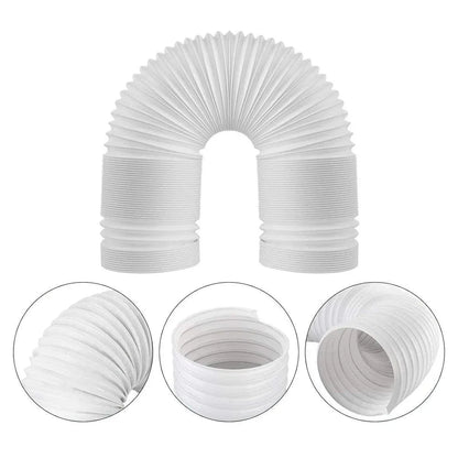 Portable Air Conditioner Exhaust Hose 13/15cm Extendable Vent Pipe PP Steel Wire - 2m x 15cm