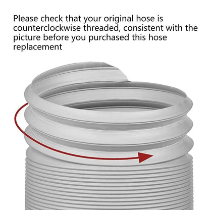 Portable Air Conditioner Exhaust Hose 13/15cm Extendable Vent Pipe PP Steel Wire - 3m x 13cm
